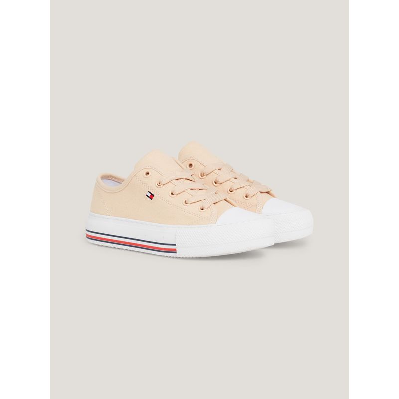 TOMMY HILFIGER - Tenis Con Ojales A Contraste Niña Tommy Hilfiger