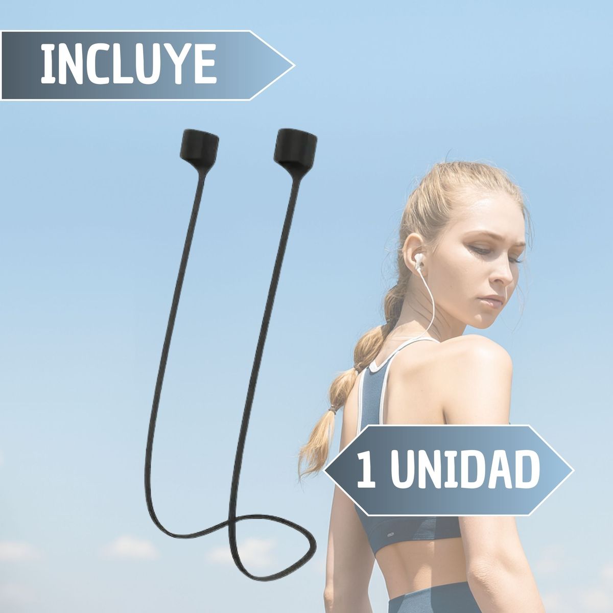 GENERICO - Soporte Anti-caída Para Auriculares Bluetooth Universal Larg