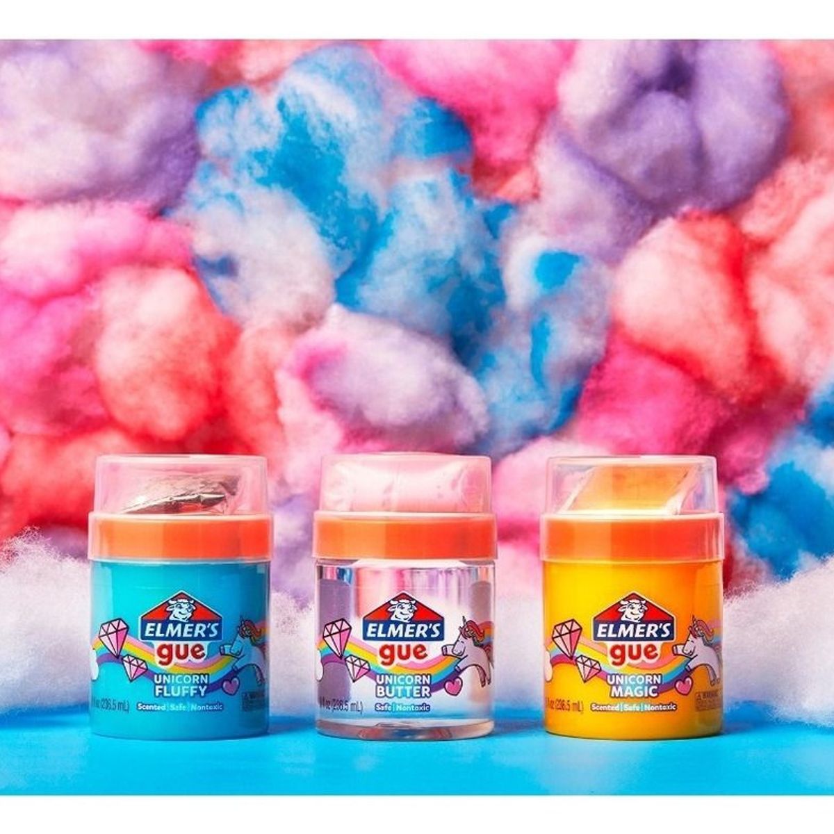 ELMERS - Kit Slime Elmers Unicornio X3 Niñas Niños