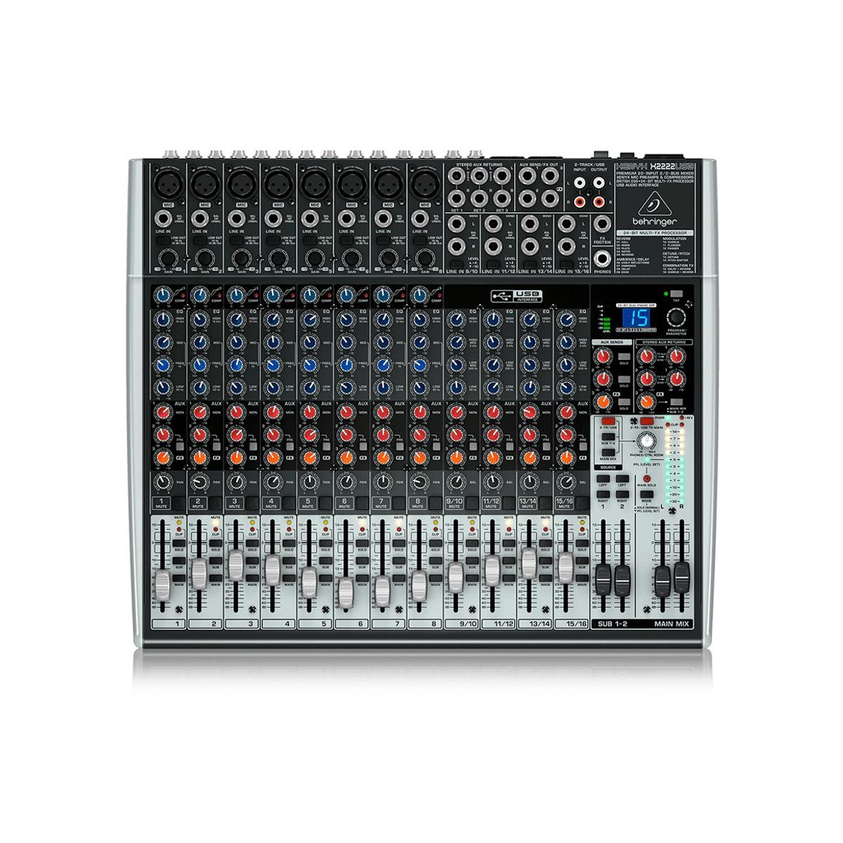 BEHRINGER - Mezclador Análogo BEHRINGER X2222USB Negro / Gris