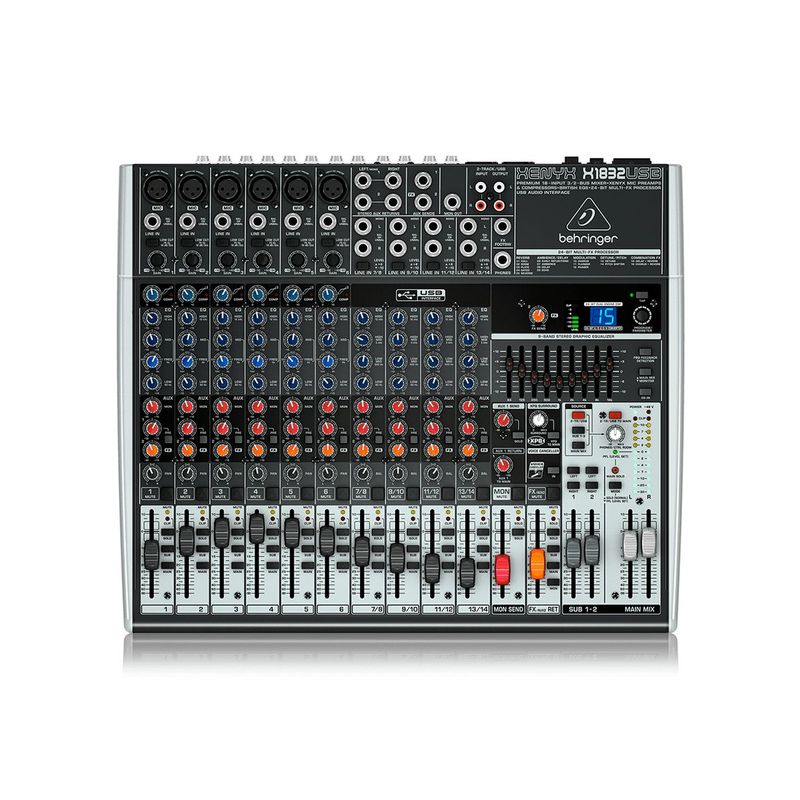 BEHRINGER - Mezclador Análogo BEHRINGER X1832USB Negro / Gris