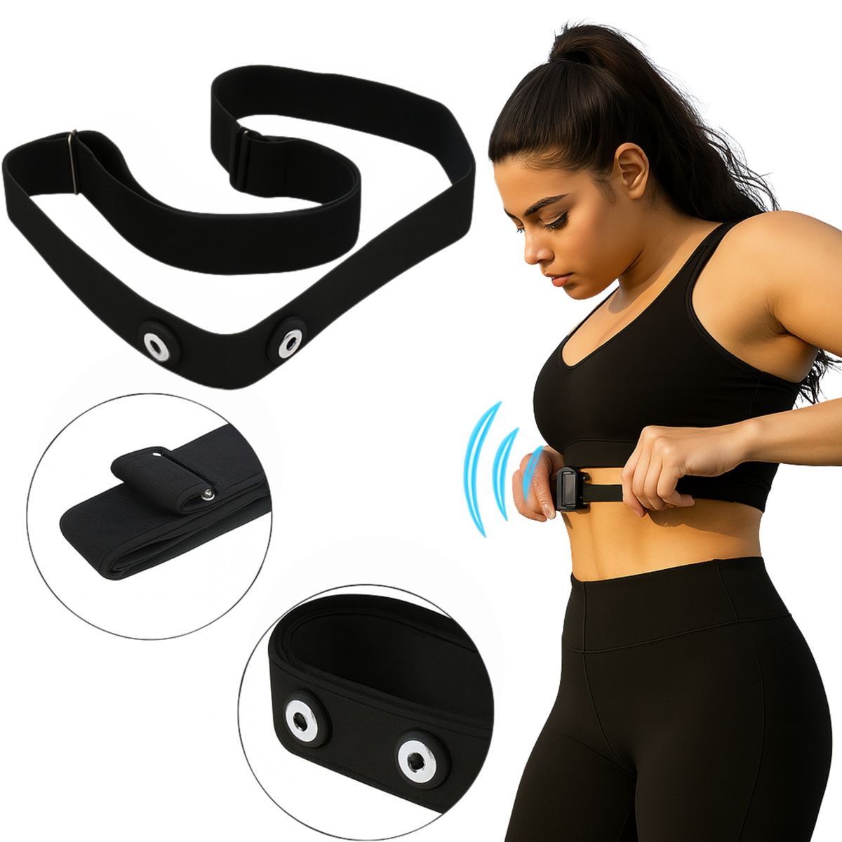 GENERICO - Banda Repuesto Para Sensores De Frecuencia Cardiaca Dif Marc