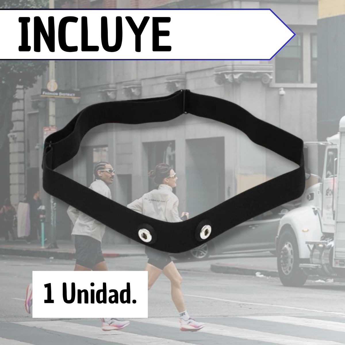 GENERICO - Banda Repuesto Para Sensores De Frecuencia Cardiaca Dif Marc