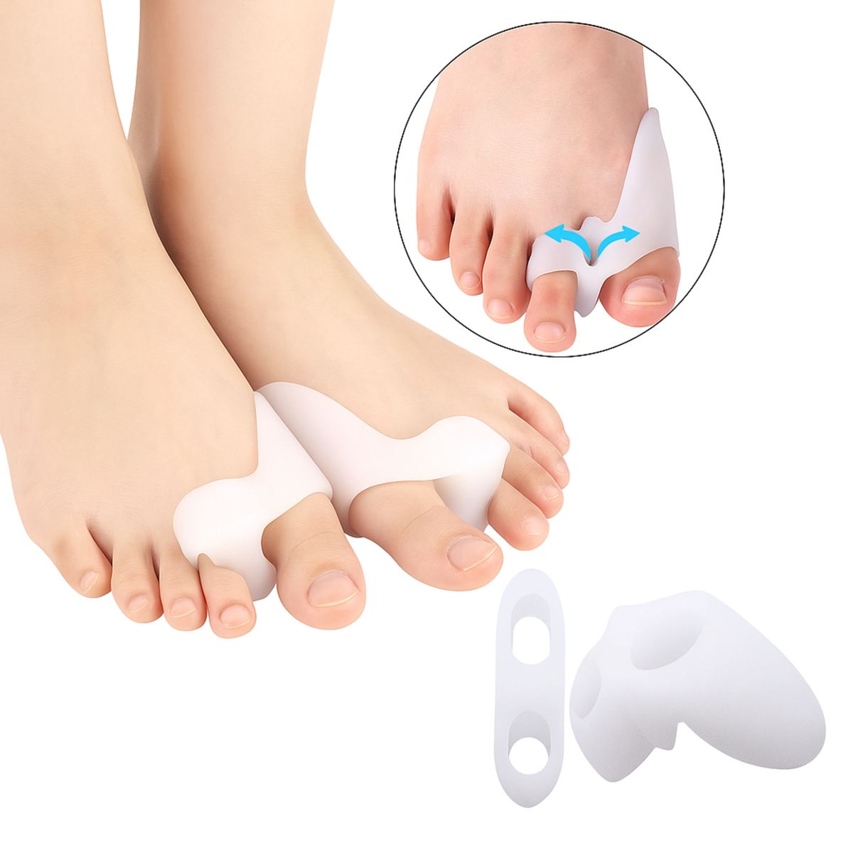 GENERICO - Corrector De Juanete Separador Ortopédico Dedos Pies Pro