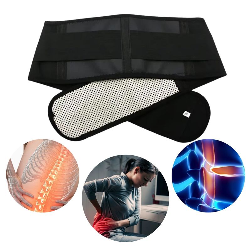GENERICO - Cinturón Faja Soporte Lumbar Espalda Baja Alzar Objetos Talla L