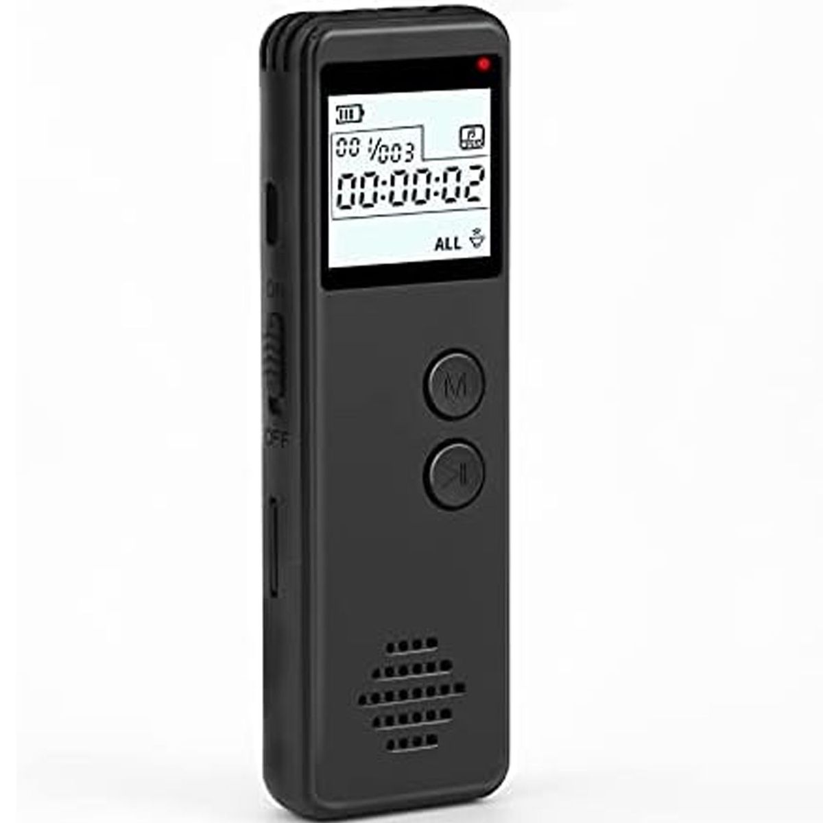 ONE PIXEL - Grabadora De Voz Periodista Digital  Pantalla Negro