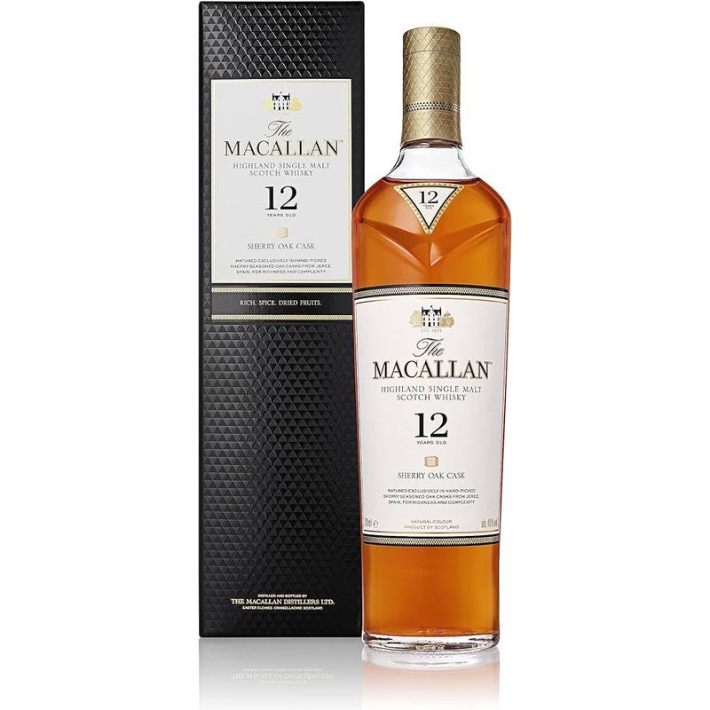 MACALLAN - WHISKY SINGLE MALT THE MACALLAN 12 AÑOS SHERRY OAK CASK