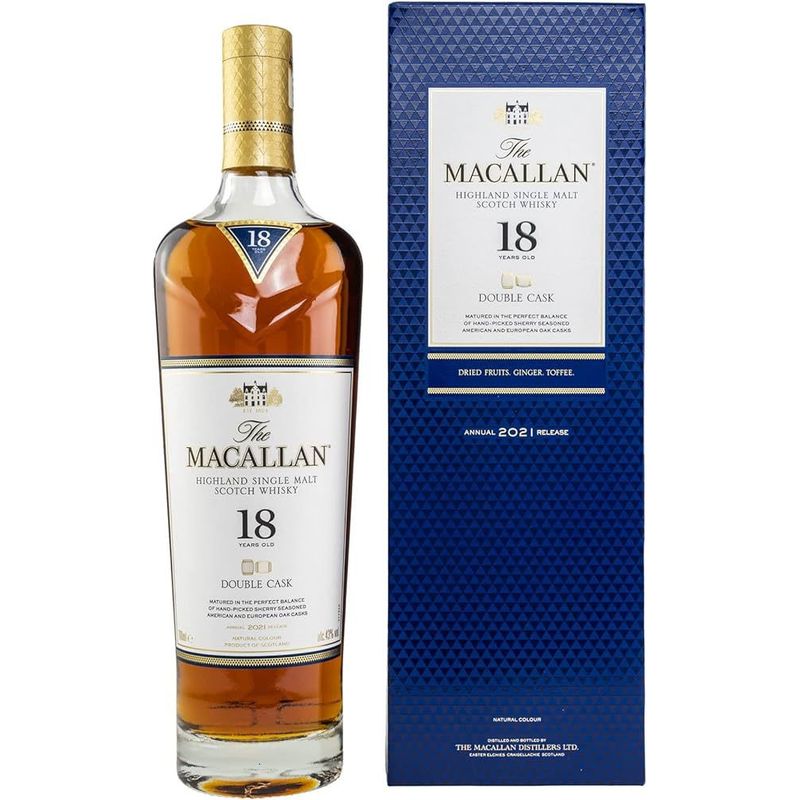 MACALLAN - WHISKY SINGLE MALT THE MACALLAN 18 AÑOS  DOUBLE CASK