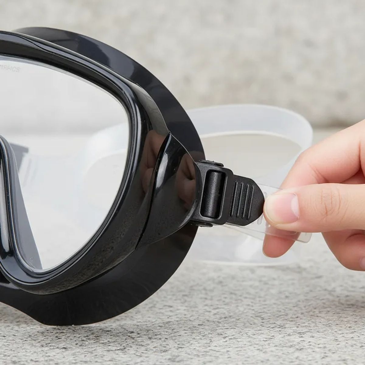 GENERICO - Careta De Buceo En Vidrio templado Vision Panorámica careteo o pesca