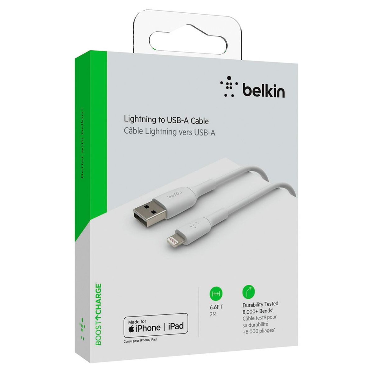 BELKIN - Cable USB a Lightning 1 m Blanco