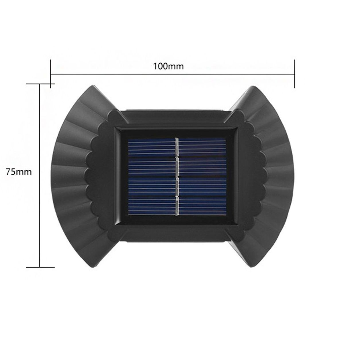 GENERICO - Luz  Solar  Exteriores Adhesivo A Prueba Agua Luz Blanca