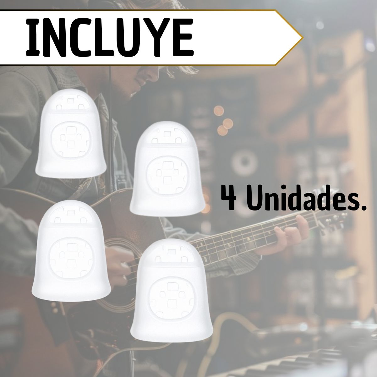 GENERICO - Protector De Dedos Para Instrumentos De Cuerda XS