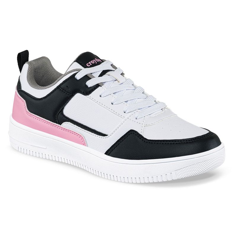 CROYDON - Tenis Vilto Blanco-Rosa para Mujer Croydon