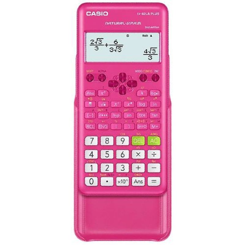 CASIO - CALCULADORA DE FUNCIONES CASIO FX82LA PLUSA ROSADA