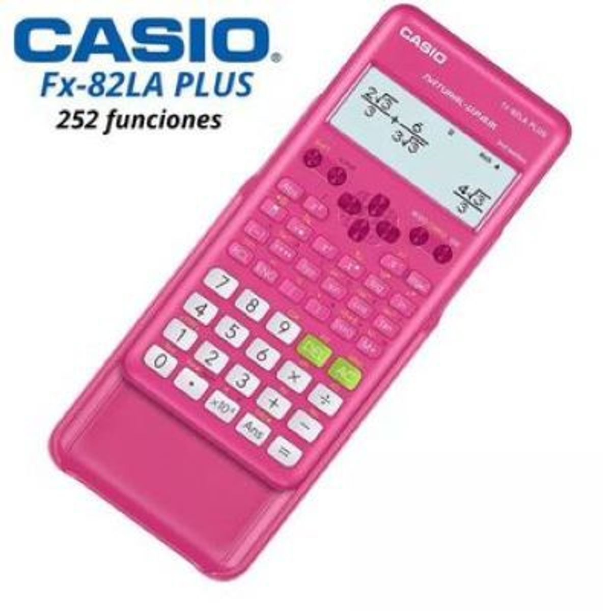 CASIO - CALCULADORA DE FUNCIONES CASIO FX82LA PLUSA ROSADA