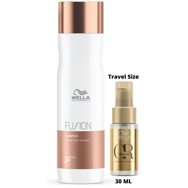 WELLA - Wella Fusion Shampoo reparador x250ml  Aceite
