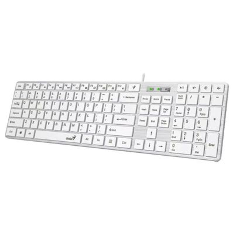 GENIUS - TECLADO SLIM GENIUS Q200 BLANCO