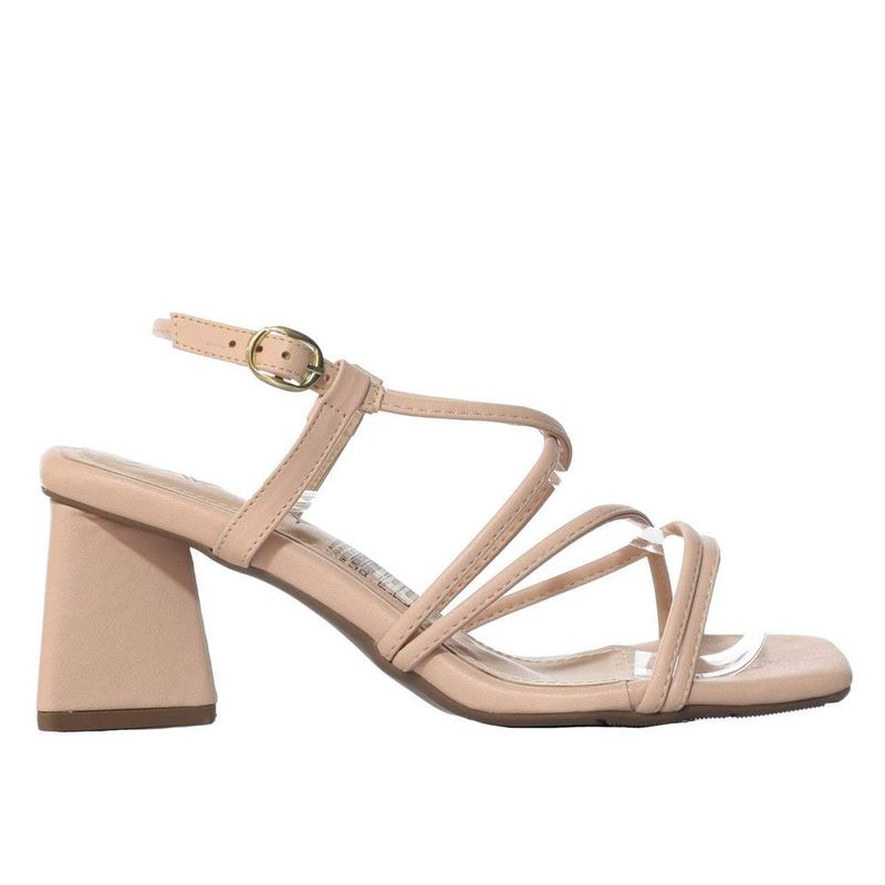 ZAVATTY - Sandalia tacon para mujer T37-Z471 NUDE ZAVATTY