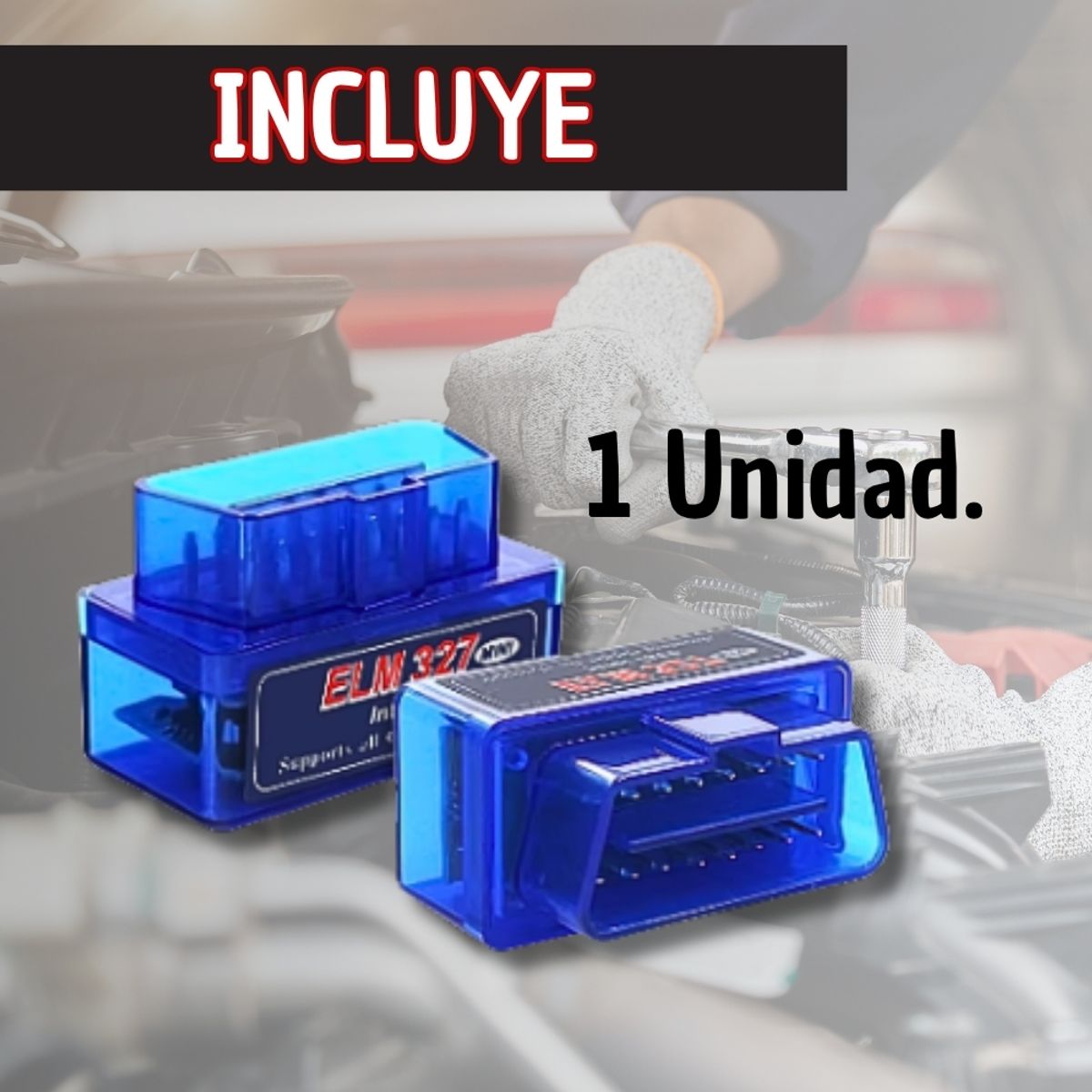 GENERICO - Escaner Carro Auto Vehicular Bluetooth Obd2 Borra Testigos