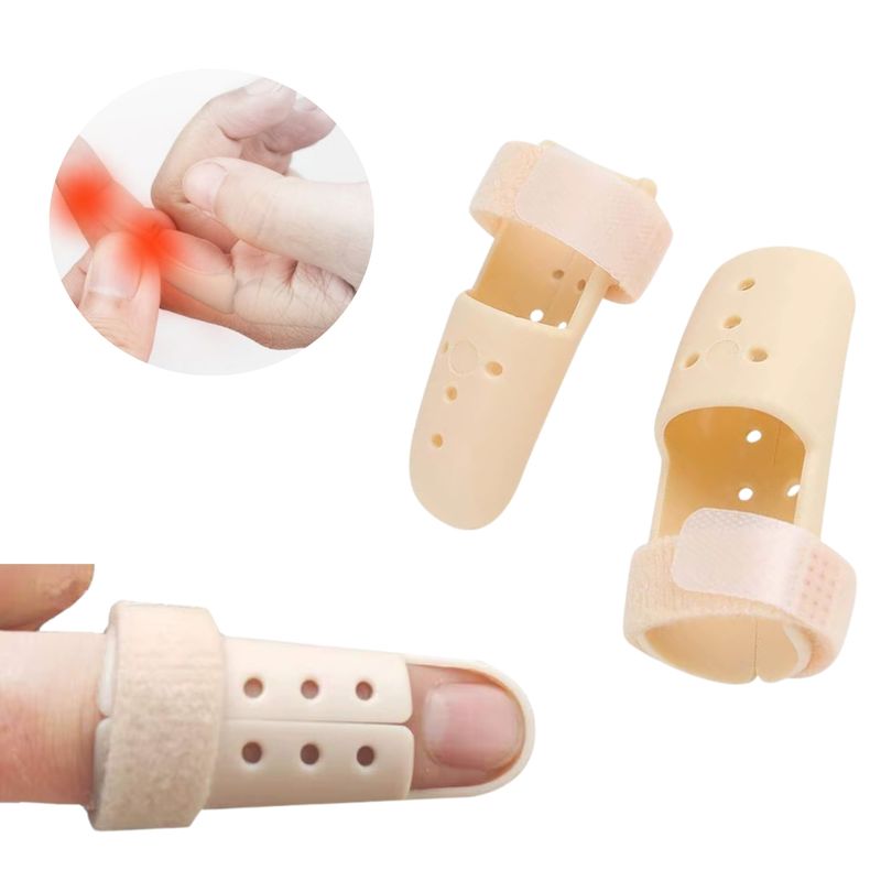 GENERICO - Férula Dedos Ajustable Mano Artritis Endereza Inmoviliza Meñique