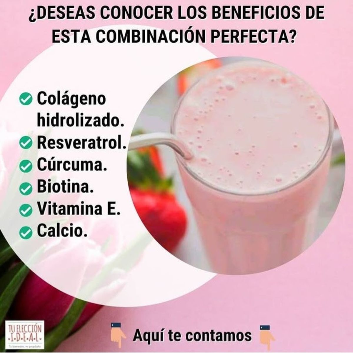 GENERICO - Colágeno hidrolizado resveratrol cúrcuma biotina calcio 1000g