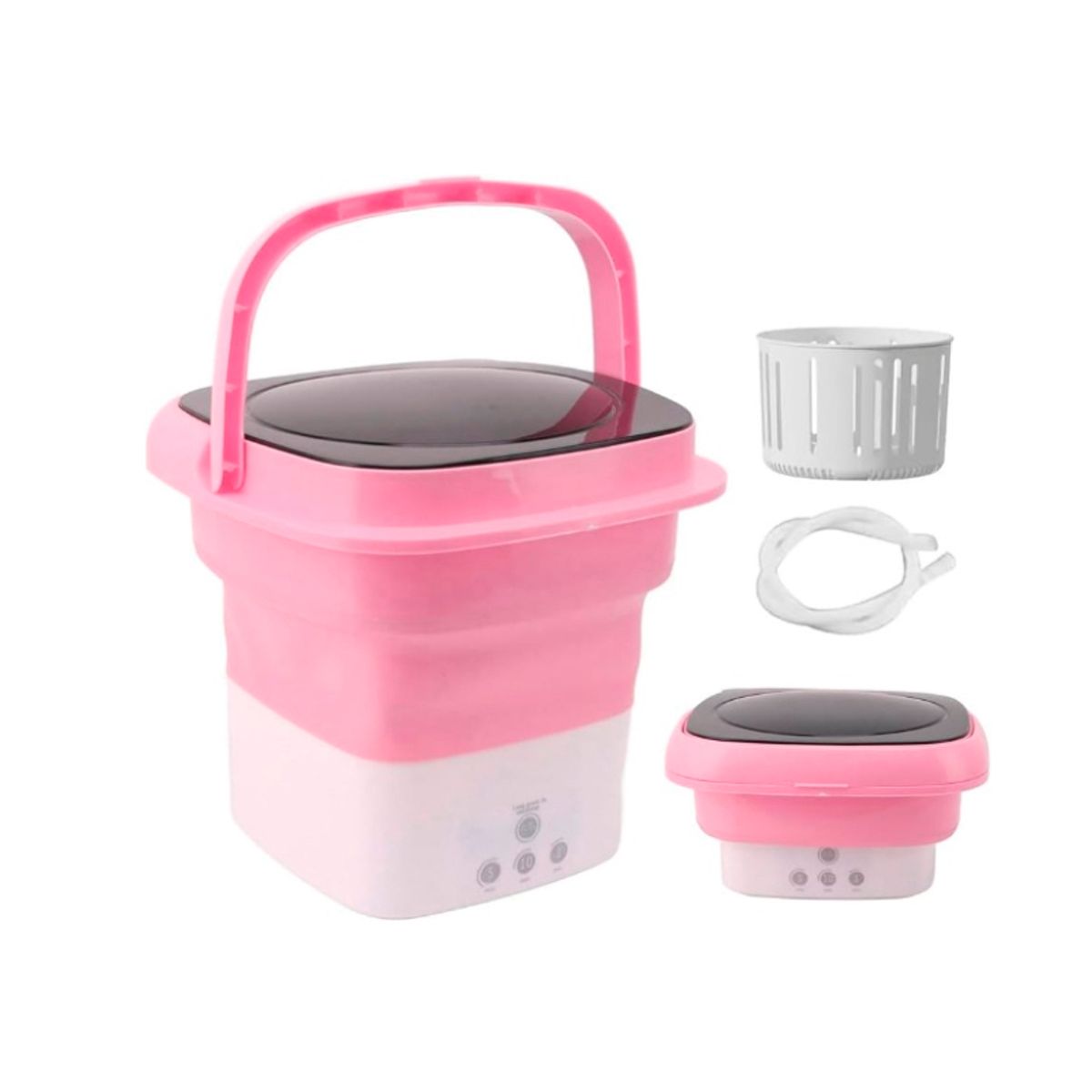 GENERICO - Mini Lavadora Eléctrica Portátil Plegable