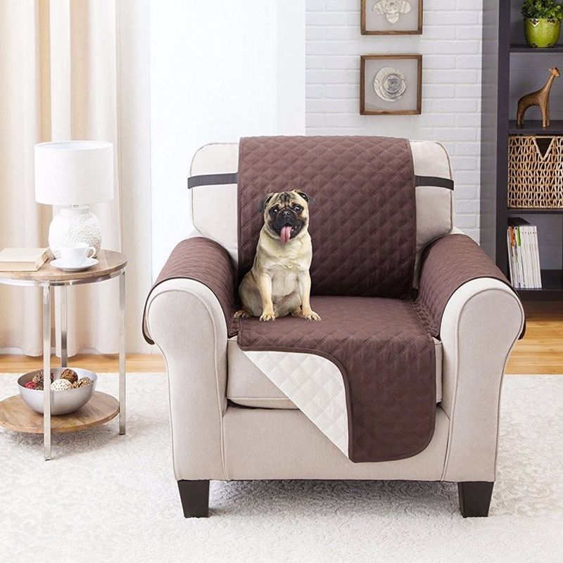 GENERICO - Forro protector cubre sofa 1 puesto mascotas