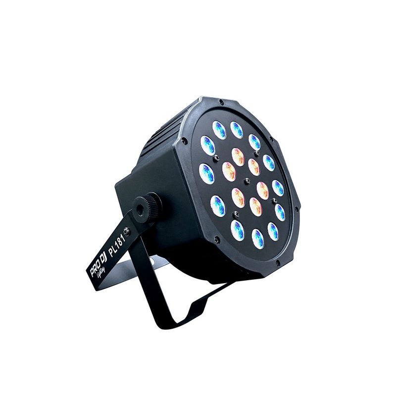 PRO DJ - Par Led  PRO DJ LIGHTING PL181 Negro