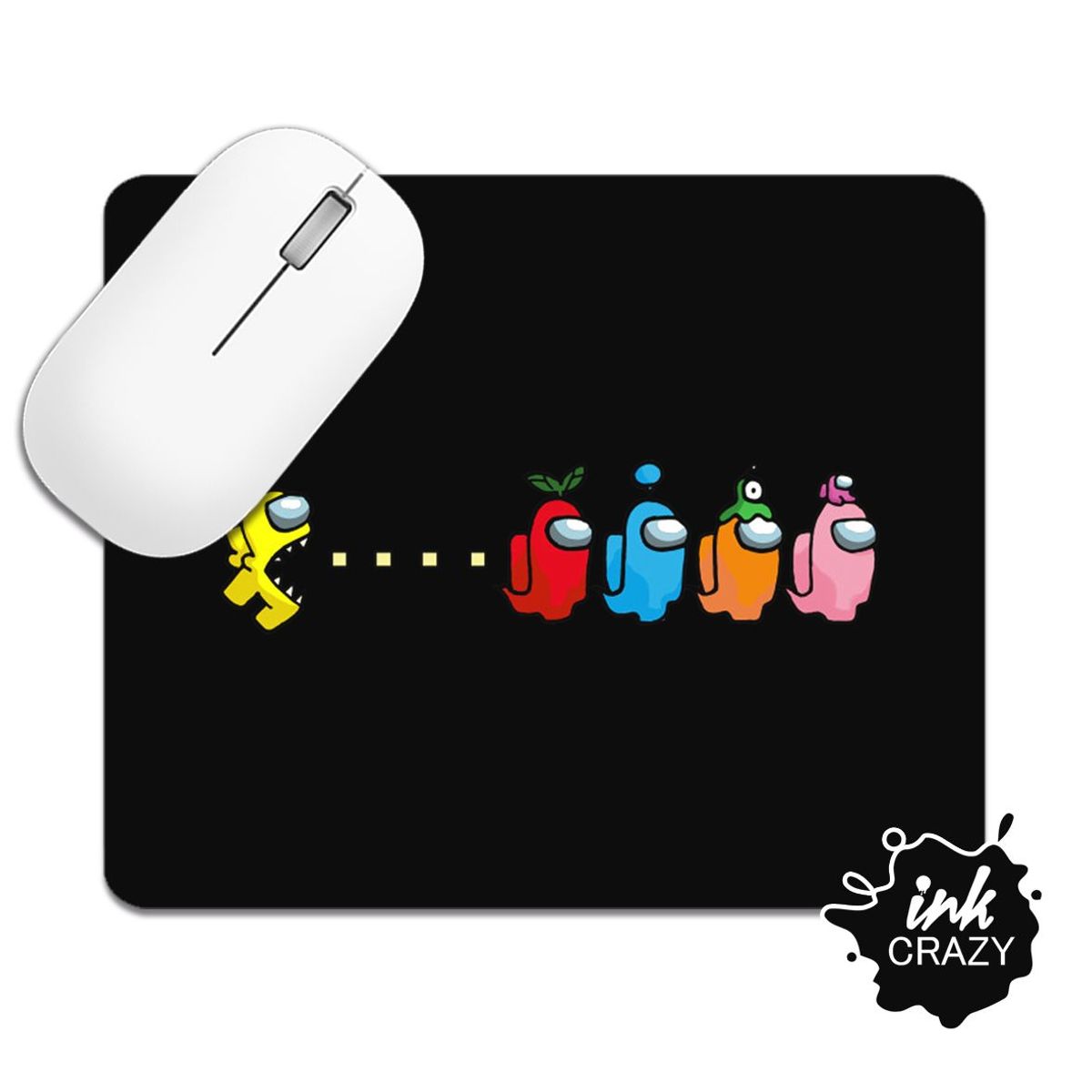 GENERICO - Mouse Pad Among Us x Pac - man