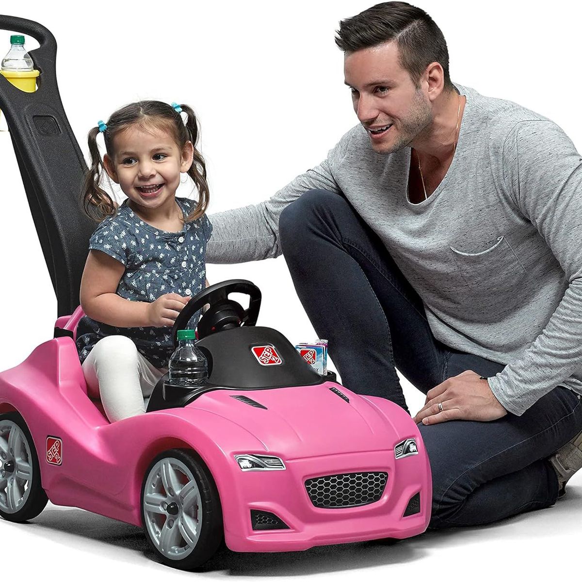 STEP2 - Carro Montable Step2 Whisper Ride Cruiser Rosa