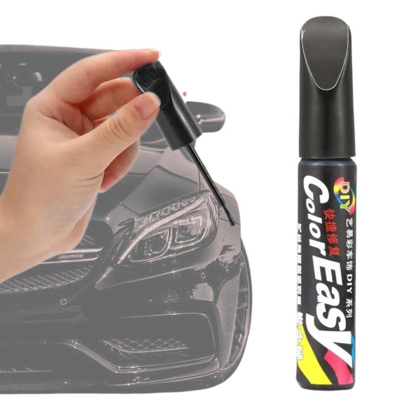 GENERICO - Esfero Repara Arregla Cubre Rayones Pintura Carro Moto 12ml Negro