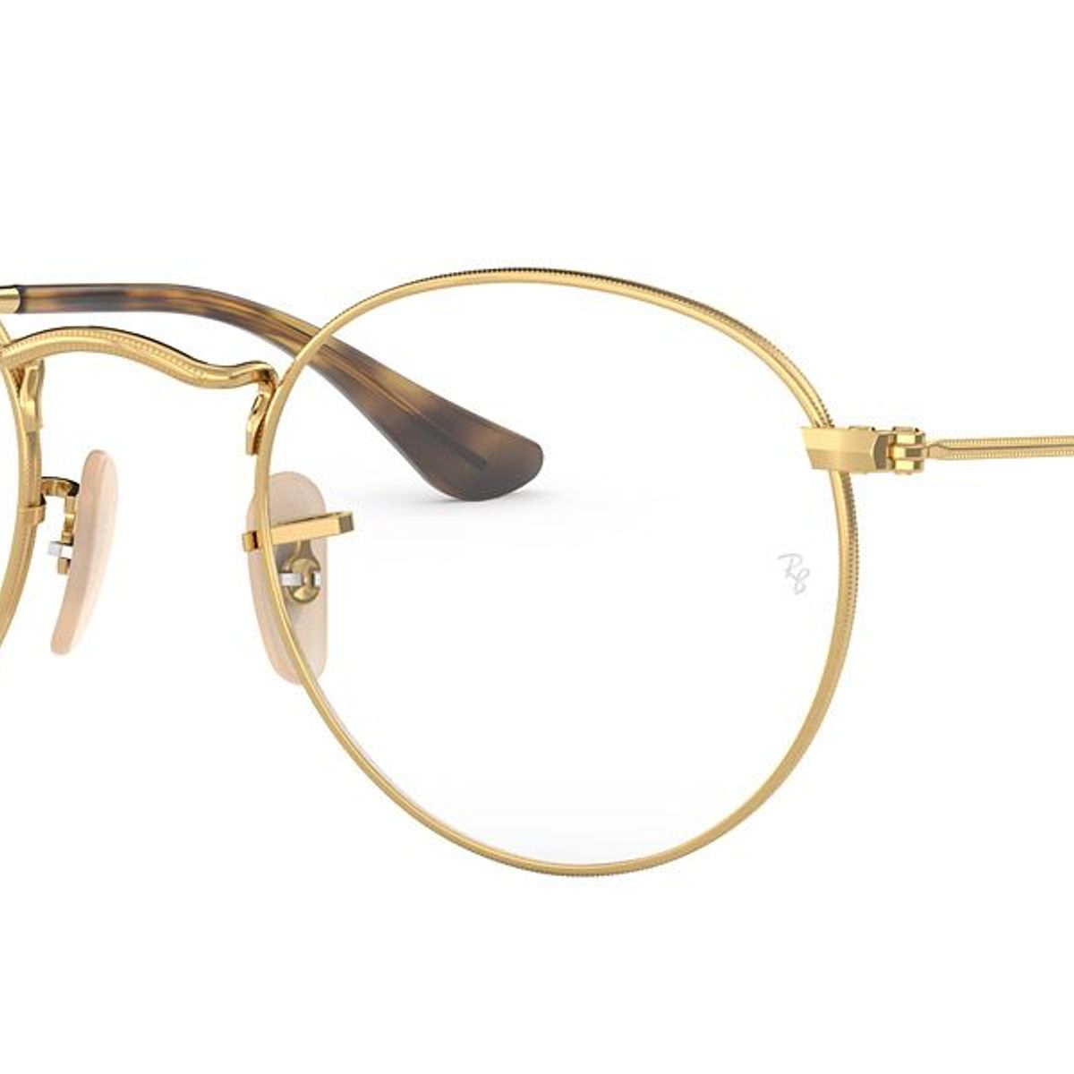 RAY BAN - Gafas Montura Optica Unisex Ray Ban Round Metal RX3447V