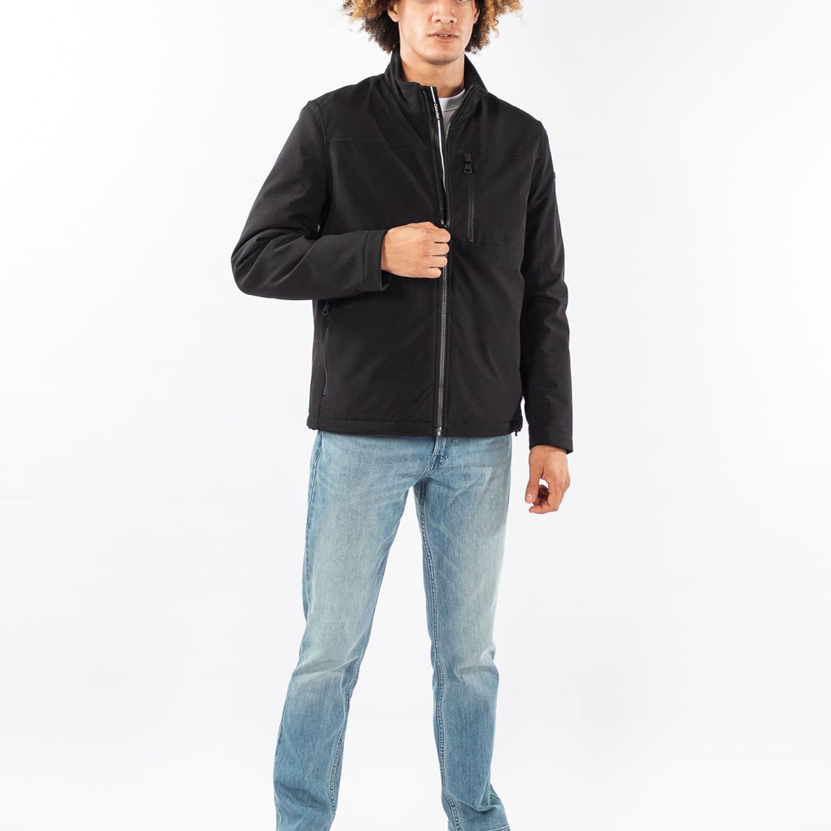 CALVIN KLEIN - Chaqueta Manga Larga Con Cierre De Cremallera Negro Calvin Klein