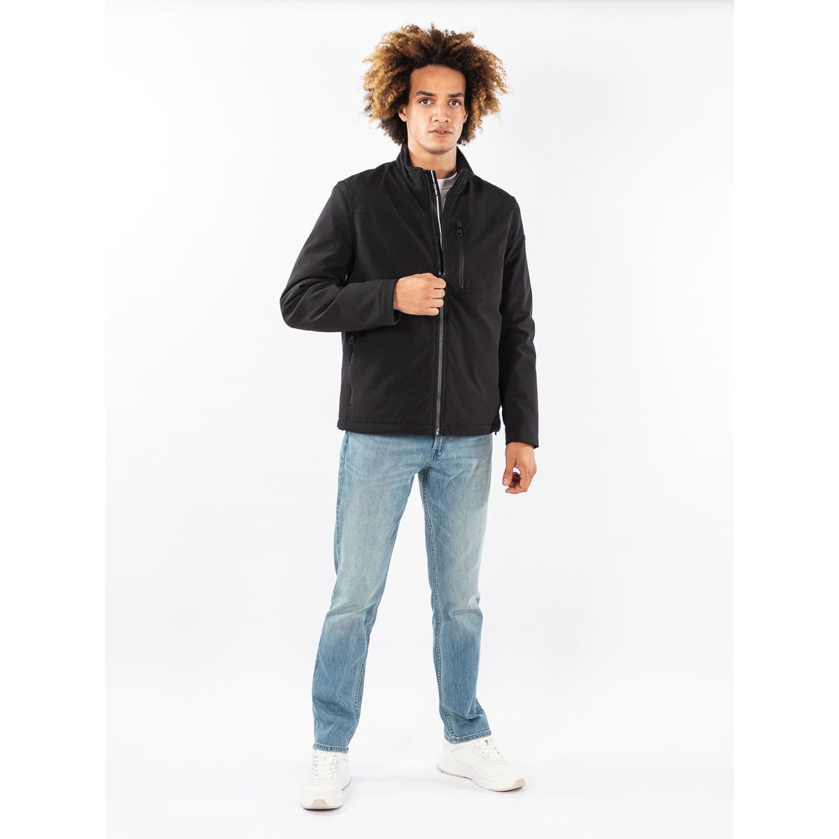 CALVIN KLEIN - Chaqueta Manga Larga Con Cierre De Cremallera Negro Calvin Klein