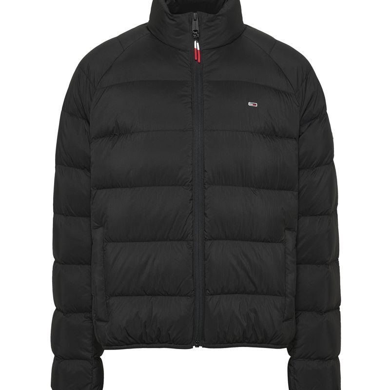 TOMMY HILFIGER - Chaqueta Negra Ligera Acolchada Tommy Jeans
