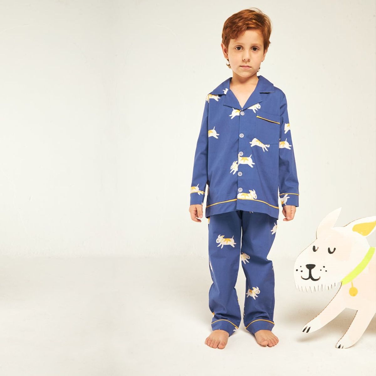 RAINBOW RIDERS - Rainbow Riders Cloudy Doggy Pijama para niño