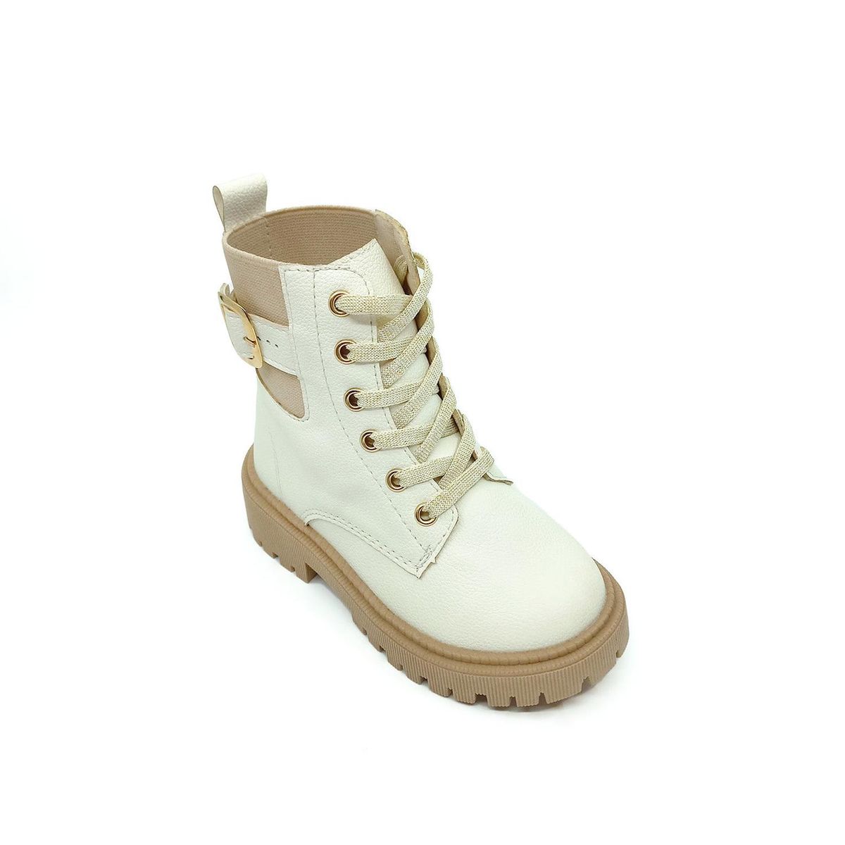 PAPOS - Botas Niñas Aurora Talco - Crema