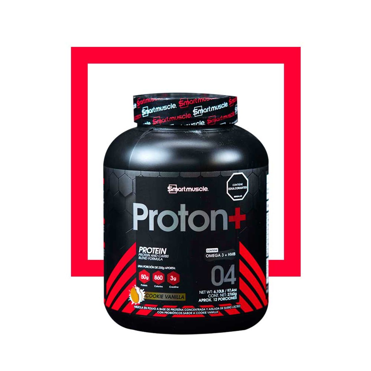 SMARTMUSCLE - Proton Gainer Proteina Hipercalorica Smartmuscle 6 lbs