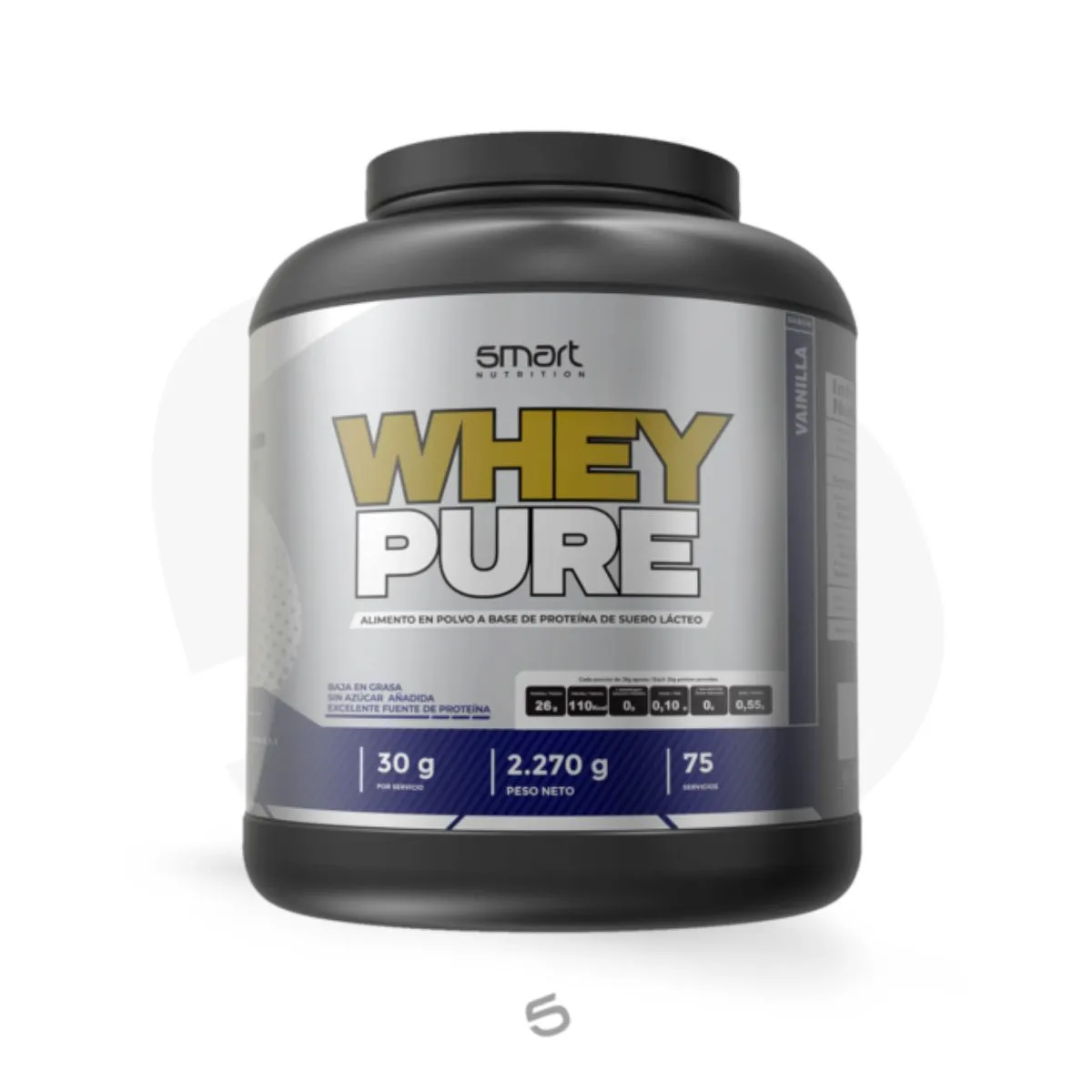 SMART NUTRITION - Whey Pure 5 Lbs Proteina de Suero Smart Nutrition