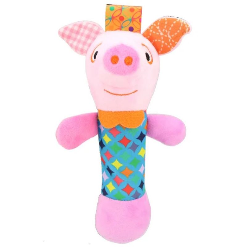 BABY ON - Sonajeros Para Bebés Con Sonido Para Niños Y Niñas Cerdito