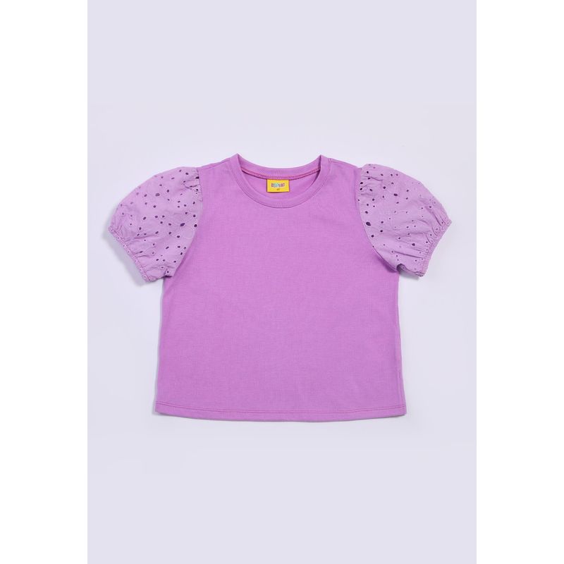 BABY PLANET - Camiseta Violeta Para Bebita Baby Planet