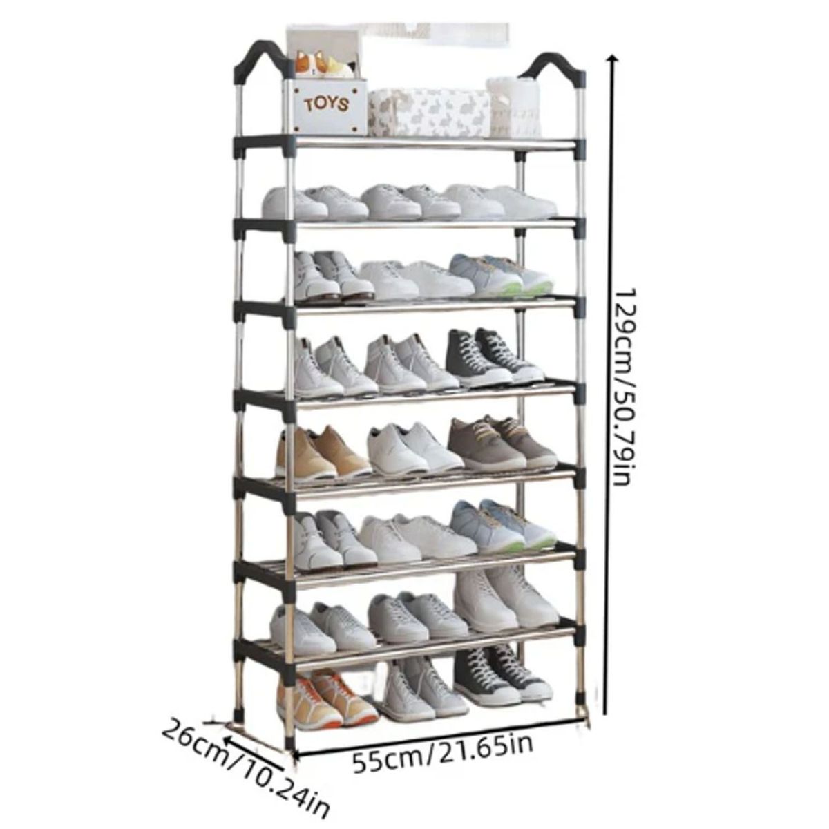 ONE PIXEL - Organizador De Zapatos 8 Niveles Multifuncional