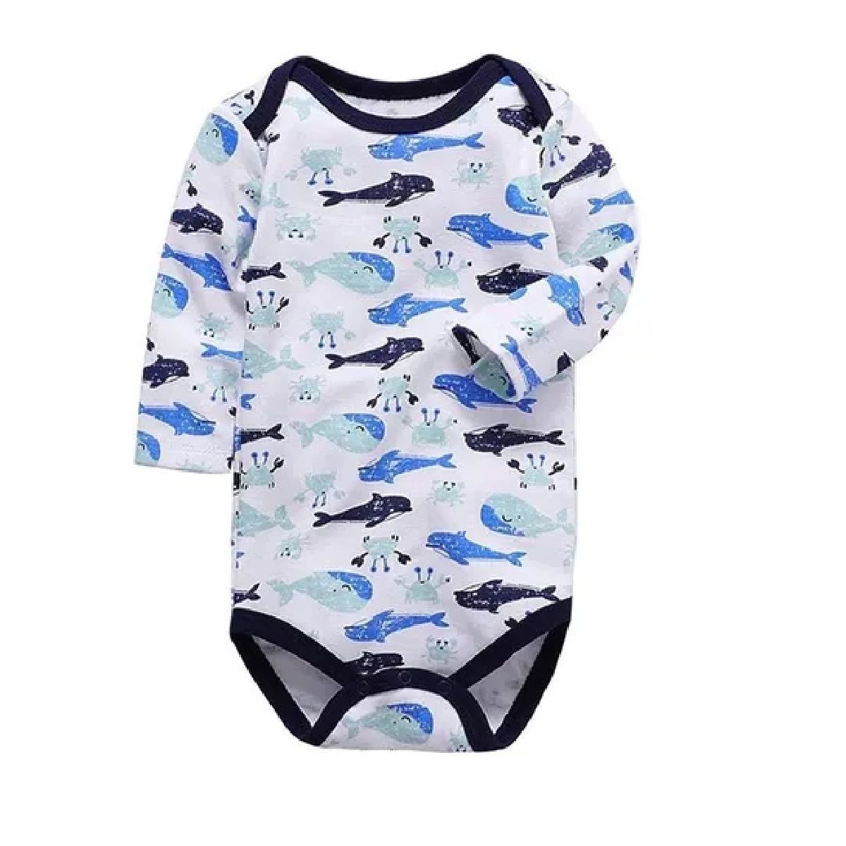 MUNDO BEBE - Bodies body Mamelucos manga larga para bebe niño x5 unid bebé