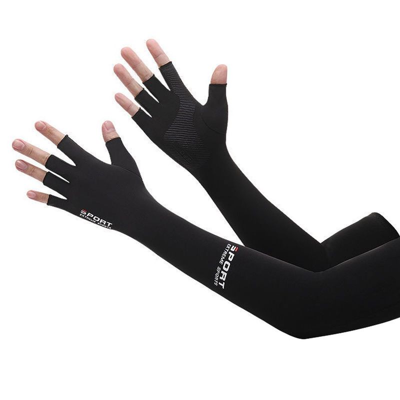 GENERICO - Mangas Guantes Mochos Palma Gel Bicicleta Ciclismo Ruta Mtb