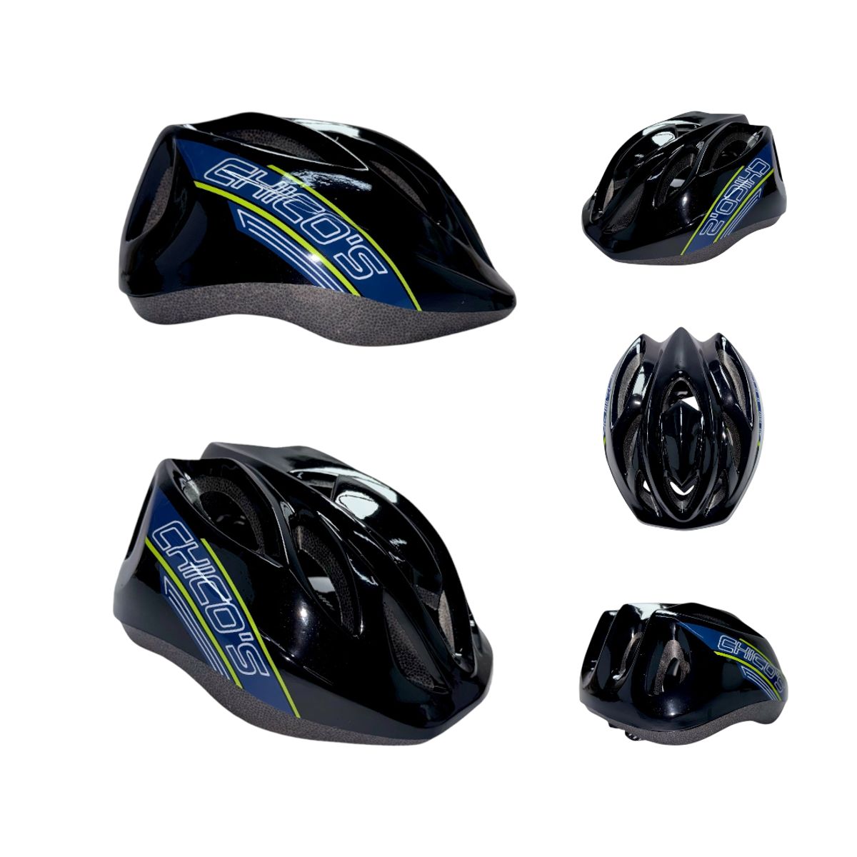 CHICOS - Patines Semiprofesionales Kit Chicos Con Protecciones S 29 Ajustables a 32 Negro