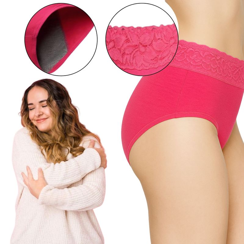 GENERICO - Pantys Panties Bragas Cucos Menstruales 4 Capas Absorbentes