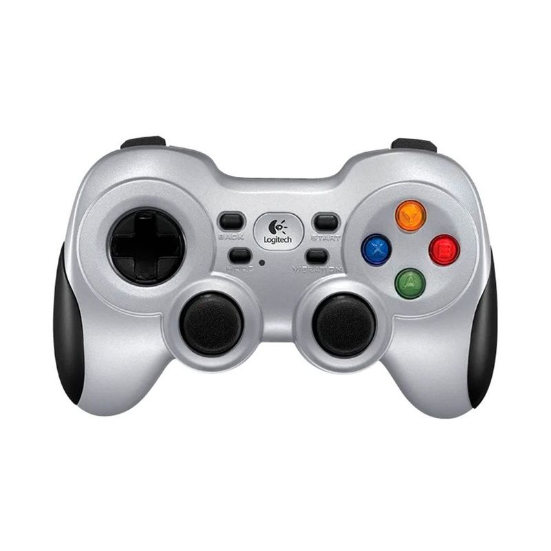 LOGITECH - Control Joystick Inalámbrico Logitech F710 Plata Y Negro