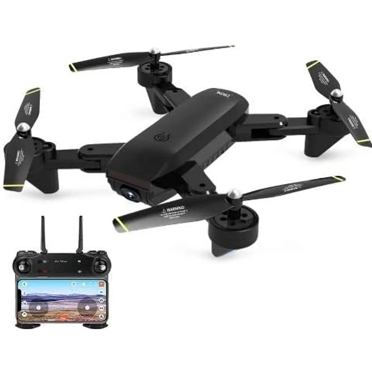 ONE PIXEL - Drone Plegable Con Doble Cámara Wifi 1080p Full HD Dm107s