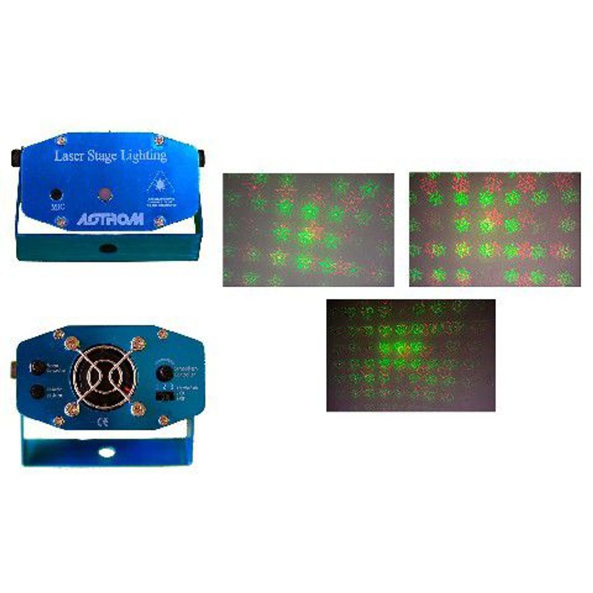 ASTROM - Luz Mini Laser ASTROM AST-5200c 4 figuras.