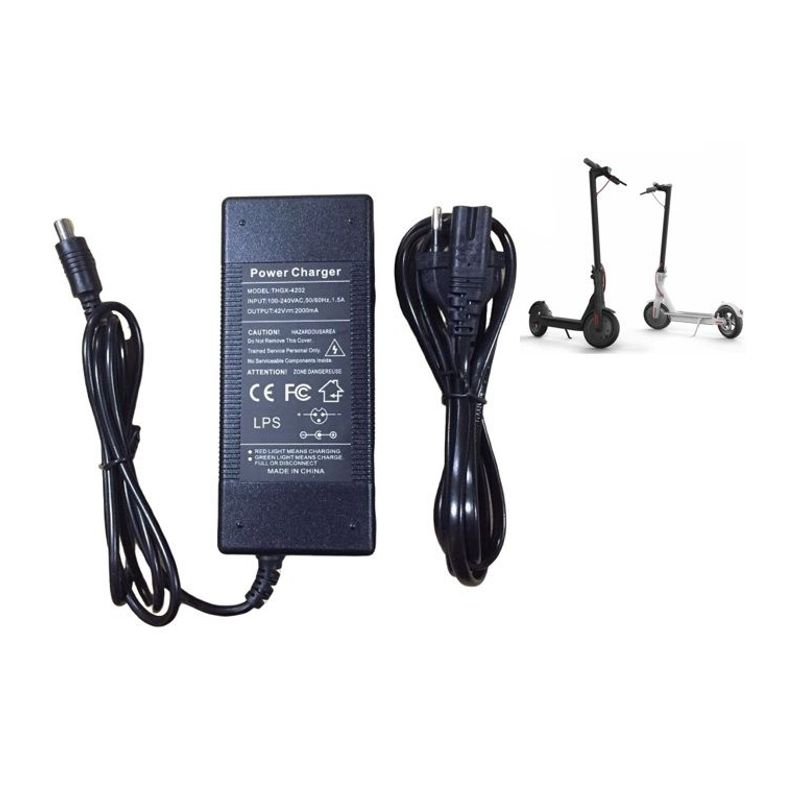 GENERICO - Adaptador CargadorPara Patineta Electica Xiaomi M365 42v 2a